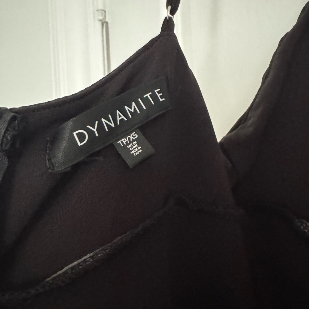 Dynamite Black Spaghetti Strap Dress - Picture 6 of 6